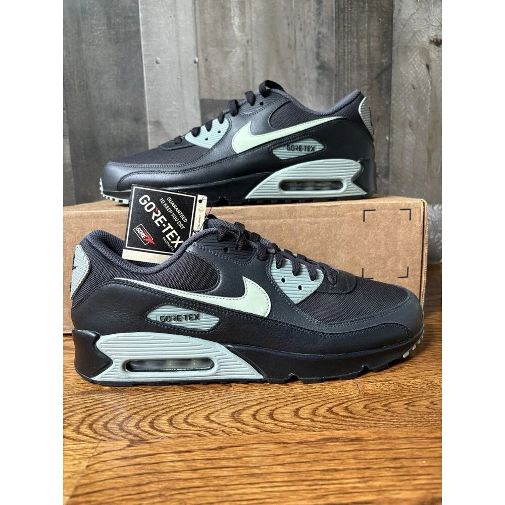 Nike Air Max 90 GTX Gore-Tex Black Honeydew Anthracite Men's Size 12.5 GORTEX
